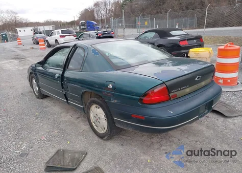 1997 Chevrolet Monte Carlo Ls из США, поврежденный, VIN 2G1WW12M4V9155851